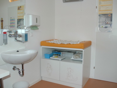 Kinderzimmer mit Wickeltisch